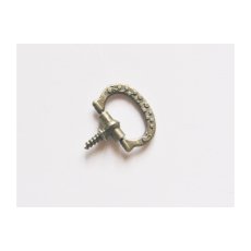 画像1: 「J即納」つまみ金具：差し込みねじ型2.2cm×1.5cm（アンティークゴールド） (1)