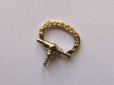 画像1: 「J即納」つまみ金具：差し込みねじ型2.2cm×1.5cm（シルバー） (1)