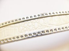 画像5: 「J即納」取っ手：パヴェ12cm（ホワイト＆シルバー） (5)