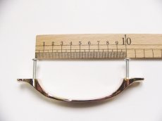 画像4: 「J即納」取っ手：フィリップ13.5cm（アンバー&ゴールド） (4)