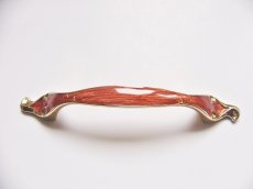 画像5: 「J即納」取っ手：フィリップ13.5cm（アンバー&ゴールド） (5)