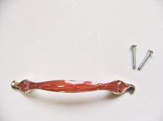 画像7: 「J即納」取っ手：フィリップ13.5cm（アンバー&ゴールド） (7)