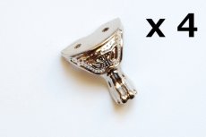 画像1: 「J即納」【4点セット】猫脚：マスクII（シルバー） (1)