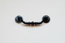 画像2: 「F在庫」取っ手：ノワール12cm（黒） (2)