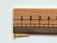 画像2: 「J即納」新・割りピン5mm（ゴールド）10個セット (2)