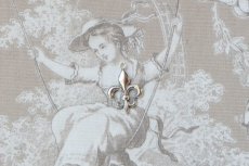 画像3: 「F在庫」チャーム：百合の紋章20×28mmアンティークシルバー5個セット (3)