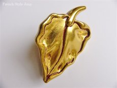 画像3: 「F在庫」取っ手：フォイユ（7×4cm、ゴールド） (3)