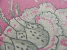 画像4: 「J即納」布：サティ（赤ベースグレイ）長さ50cm単位 (4)