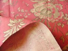 画像5: 「J即納」布：サティ（赤ベースグレイ）長さ50cm単位 (5)