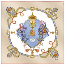 画像5: 「取寄せ」シルクスカーフ 90×90cm ：ブリット&フロントー 6色 (5)