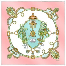 画像9: 「取寄せ」シルクスカーフ 90×90cm ：ブリット&フロントー 6色 (9)