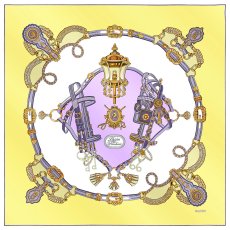 画像13: 「取寄せ」シルクスカーフ 90×90cm ：ブリット&フロントー 6色 (13)