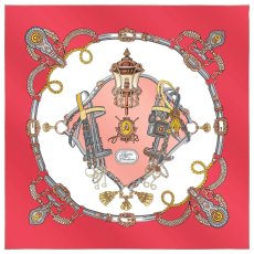 画像17: 「取寄せ」シルクスカーフ 90×90cm ：ブリット&フロントー 6色 (17)