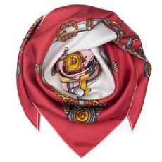 画像14: 「取寄せ」シルクスカーフ 90×90cm ：ブリット&フロントー 6色 (14)