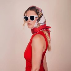 画像16: 「取寄せ」シルクスカーフ 90×90cm ：ブリット&フロントー 6色 (16)