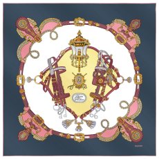 画像21: 「取寄せ」シルクスカーフ 90×90cm ：ブリット&フロントー 6色 (21)