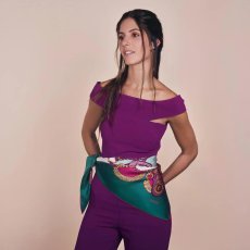 画像24: 「取寄せ」シルクスカーフ 90×90cm ：ブリット&フロントー 6色 (24)