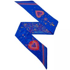 画像5: 「取寄せ」シルク・ツイリースカーフ13×140cm ：アカプルコ 4色 (5)