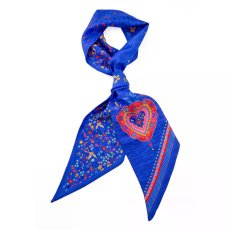 画像2: 「取寄せ」シルク・ツイリースカーフ13×140cm ：アカプルコ 4色 (2)