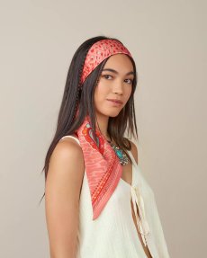 画像7: 「取寄せ」シルク・ツイリースカーフ13×140cm ：アカプルコ 4色 (7)