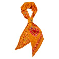 画像14: 「取寄せ」シルク・ツイリースカーフ13×140cm ：アカプルコ 4色 (14)