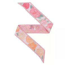 画像3: 「取寄せ」シルク・ツイリースカーフ6×86 リヨン・テットドール公園のバラ園 3色 (3)