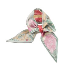 画像4: 「取寄せ」シルク・ツイリースカーフ6×86 リヨン・テットドール公園のバラ園 3色 (4)