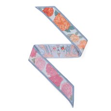 画像6: 「取寄せ」シルク・ツイリースカーフ6×86 リヨン・テットドール公園のバラ園 3色 (6)