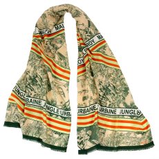 画像3: 「取寄せ」ウールシルクストール 46×180cm ：トワルドジュイ・モダン 4色 (3)