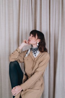 画像3: 「取寄せ」シルクスカーフ 67×67cm ：マリー・アントワネット 2色 (3)
