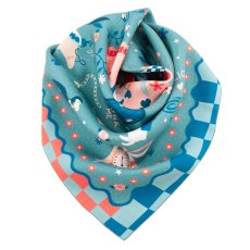 画像9: 「取寄せ」シルクスカーフ 67×67cm ：不思議の国のアリス 3色 (9)