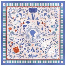 画像13: 「取寄せ」シルクスカーフ 67×67cm ：ジェーン 3色 (13)