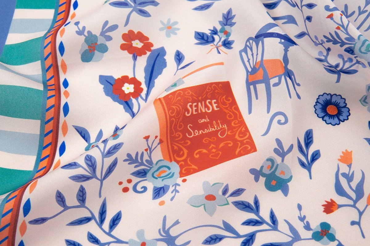 画像12: 「取寄せ」シルクスカーフ 67×67cm :ジェーン 3色 (12)