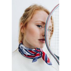 画像4: 「取寄せ」シルクスカーフ 67×67cm ：トワルドジュイ・スポーツ、トリコロール (4)