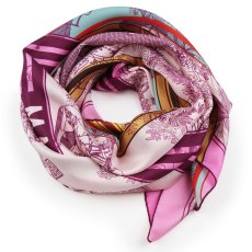 画像6: 「取寄せ」シルクスカーフ 120×120cm ：トワルドジュイ・アーバン 4色 (6)