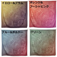 画像1: 「取寄せ」ウールシルクストール 120×120cm ：トワルドジュイ・モダン 4色 (1)