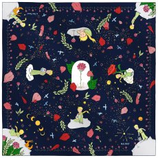 画像3: 「取寄せ」シルクスカーフ 67×67cm ：星の王子さま 2種 (3)
