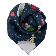 画像4: 「取寄せ」シルクスカーフ 67×67cm ：星の王子さま 2種 (4)