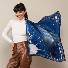 画像8: 「取寄せ」シルクスカーフ 90×90cm ：星の王子さま 2種 (8)