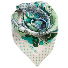 画像9: 「取寄せ」シルクスカーフ 67×67cm ：パリ・エッフェル塔 2色 (9)