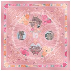 画像2: 「取寄せ」シルクスカーフ 67×67cm ：リヨン・テットドール公園のバラ園 3色 (2)