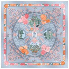 画像10: 「取寄せ」シルクスカーフ 67×67cm ：リヨン・テットドール公園のバラ園 3色 (10)