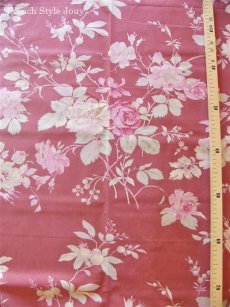 画像3: 「J即納」布：フルールマノン（赤ベースピンク）長さ50cm単位 (3)