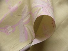 画像5: 「J即納」布：フルールマノン（グリーンベースピンク）長さ50cm単位 (5)
