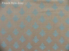 画像1: 「J即納」廃盤布：ラトゥナ（グレイベースブルー）長さ50cm単位 (1)