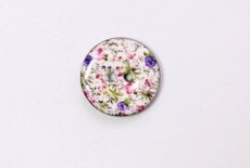 画像1: 「F在庫」ボタン：マリー（ピンク・紫花）23mm (1)