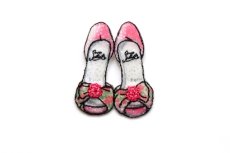 画像1: 「J即納」廃盤ワッペン：エスカルパン（ピンク） (1)