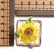 画像2: 「J即納」廃盤ワッペン：ひまわり (2)