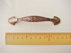 画像2: 「F在庫」取っ手：ブロンシュ・ネージュ12.5cm（アンティークブロンズ） (2)