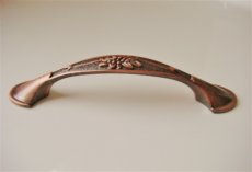 画像3: 「F在庫」取っ手：ブロンシュ・ネージュ12.5cm（アンティークブロンズ） (3)